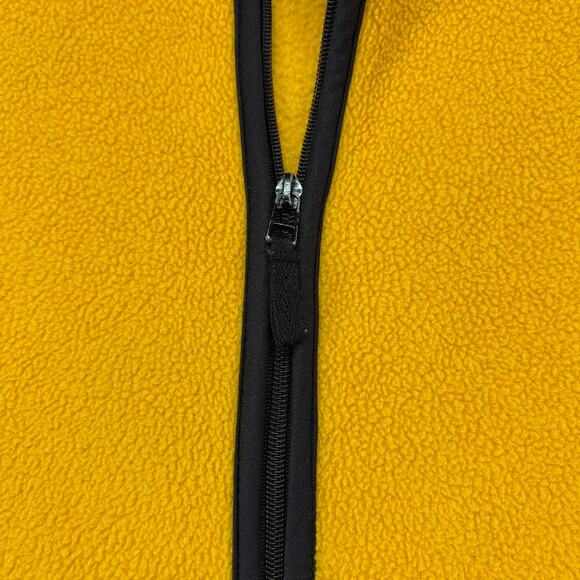 KMART Basic Editions Big Man Yellow Gold Fleece Full Zip Vest Size XXL 2XL - Picture 8 of 9